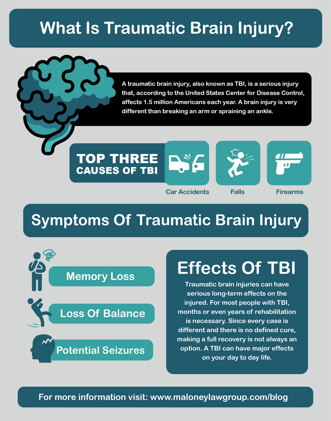What is Traumatic Brain Injury? Infographic