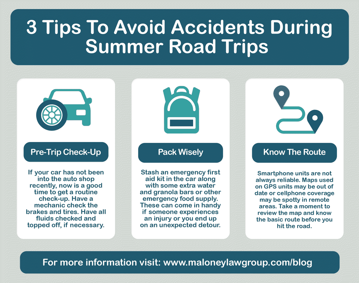 3 Tips to Avoid Accidents During Summer Road Trips