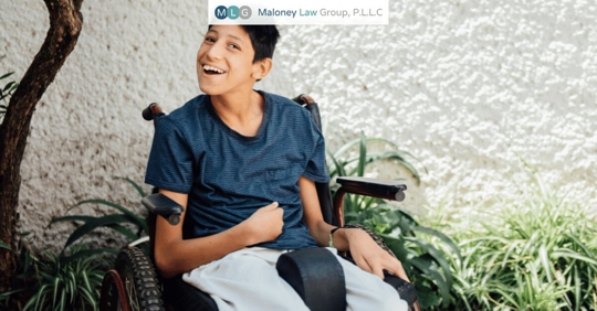 young man with cerebral palsy